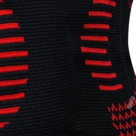 J.H. Company Rodillera Deporte Elastica De Compresion Ajustable Jb-179 Color Rojo Talla M