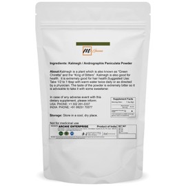 mGanna 100% Natural Kalmegh Powder (Andrographis Paniculata) “King of Bitters” 0.50 lbs / 227 g