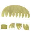 OHPHCALL Jade Scalp Massage Comb Wide Tooth Guasha Tool for