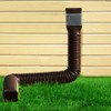VEVOR HC3003G2 Rain 2-Pack Flexible Downspout, Spout Drain Extendable from