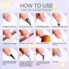 24 Pcs Gel Nail Polish Kit Glittering Nailkit For Gift