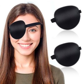 3 Stück Augenklappe,Verstellbare Augenklappe Medizinisch,Augenpflaster Erwachsene und Augenpflaster Kinder,Bequeme Schwamm Eye Patches,für Erholungsphase nach Operationen,Täglicher Gebrauch