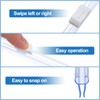 PATIKIL 4pcs Plastic Wrap Cutter, 12in Plastic Wrap Slide Cutter