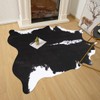 AROGAN Premium Faux Cowhide Rug 158 x 140 cm/5.2 x