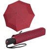 Knirps T.205 Medium Duomatic Pocket Umbrella, 2cross red, Classic