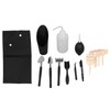 18pcs Succulent Plant Tools Set with Tea Spoon Curved Tweezer