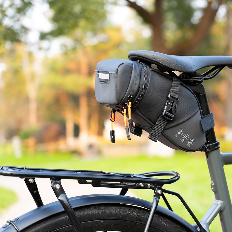 CCKOLE Bicycle Saddle Bags Bicycle Saddle Bag with Reflective Bicycle