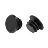 X AUTOHAUX 4pcs Bike Handlebar Bar Plastic End Plugs Caps