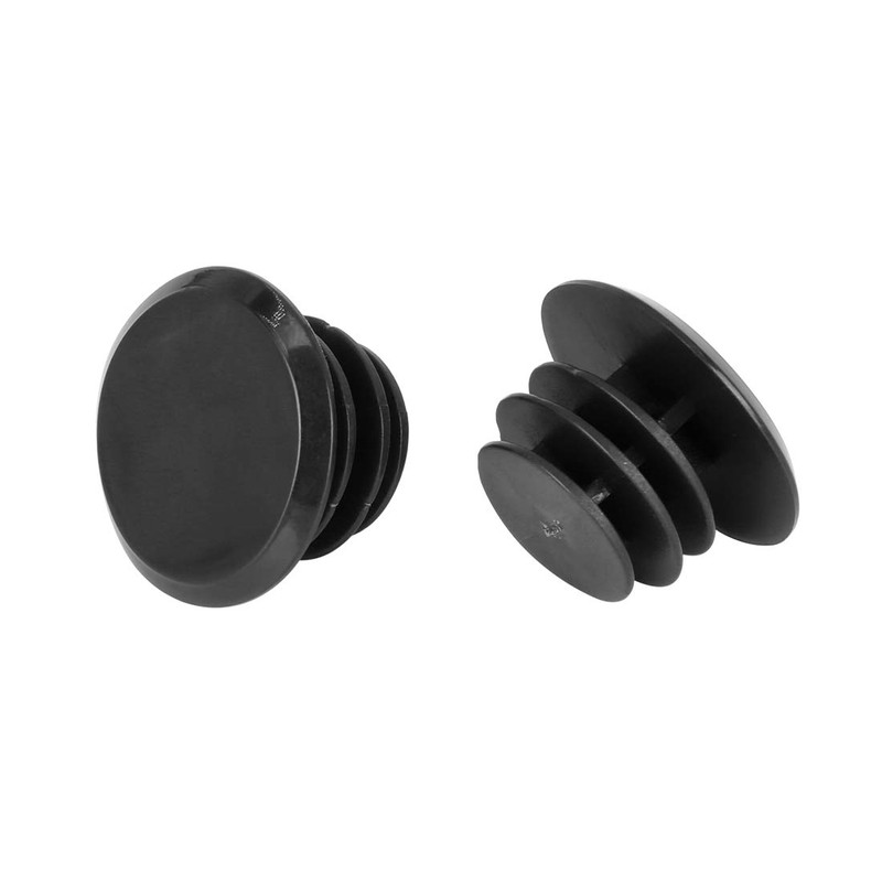 X AUTOHAUX 4pcs Bike Handlebar Bar Plastic End Plugs Caps