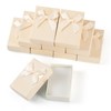 Spritewelry 10 Pcs Jewelry Gift Boxes 8.4x5.4x2.5cm Light Yellow Necklace