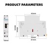 Din Rail Household Modular Manual AC Contactor 220v 230V Single