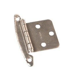 RV Designer H240, Free Swinging Hinge, Nickel, 2 Per Pack, Cabinet Hardware