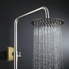 Antrader Square Shower Flange Cover,2Pcs 3.5 Inch Large Shower Arm