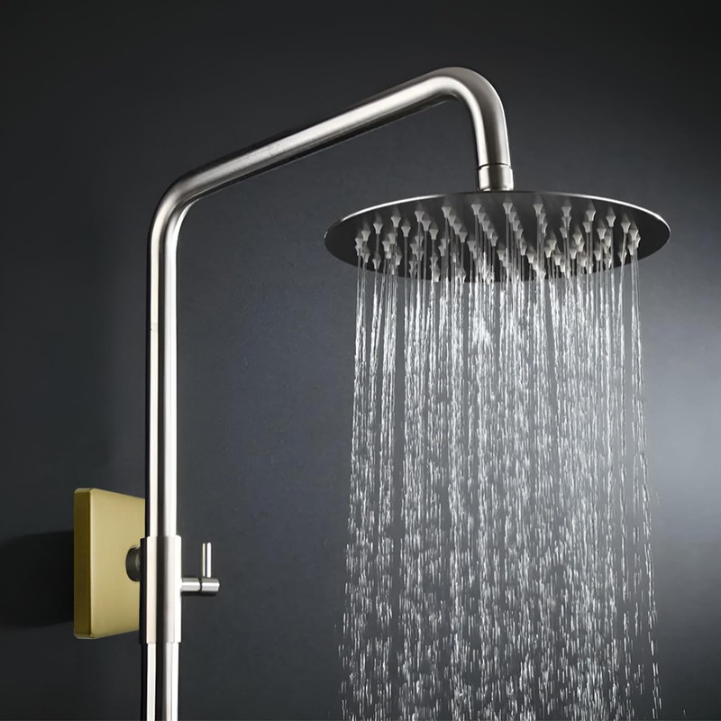 Antrader Square Shower Flange Cover,2Pcs 3.5 Inch Large Shower Arm