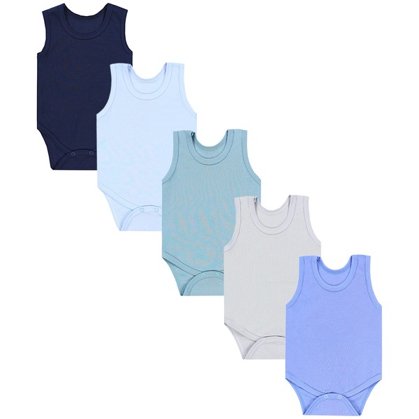 TupTam Baby Boys' Underarm Bodysuit - Soft Baby Bodysuit in