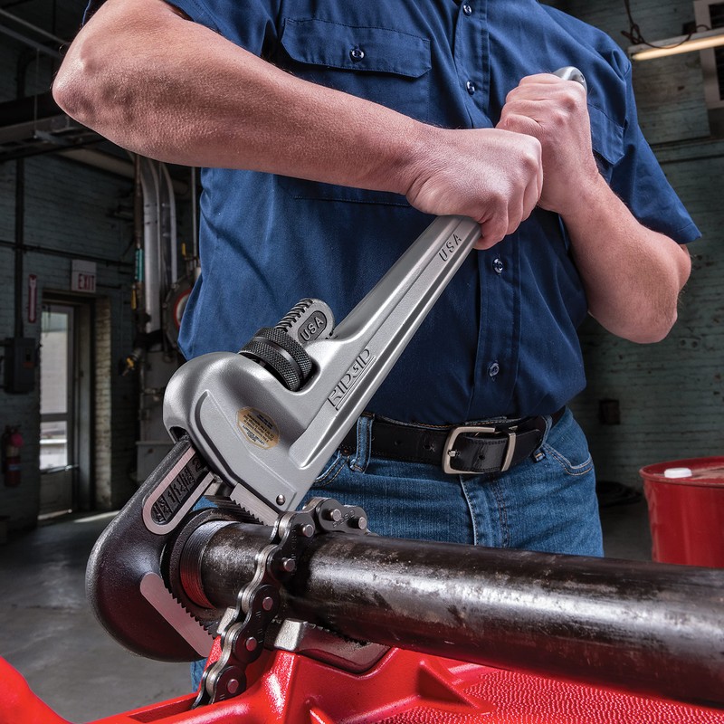 RIDGID 31105 Model 824 Aluminum Straight Pipe Wrench, 24-inch Plumbing