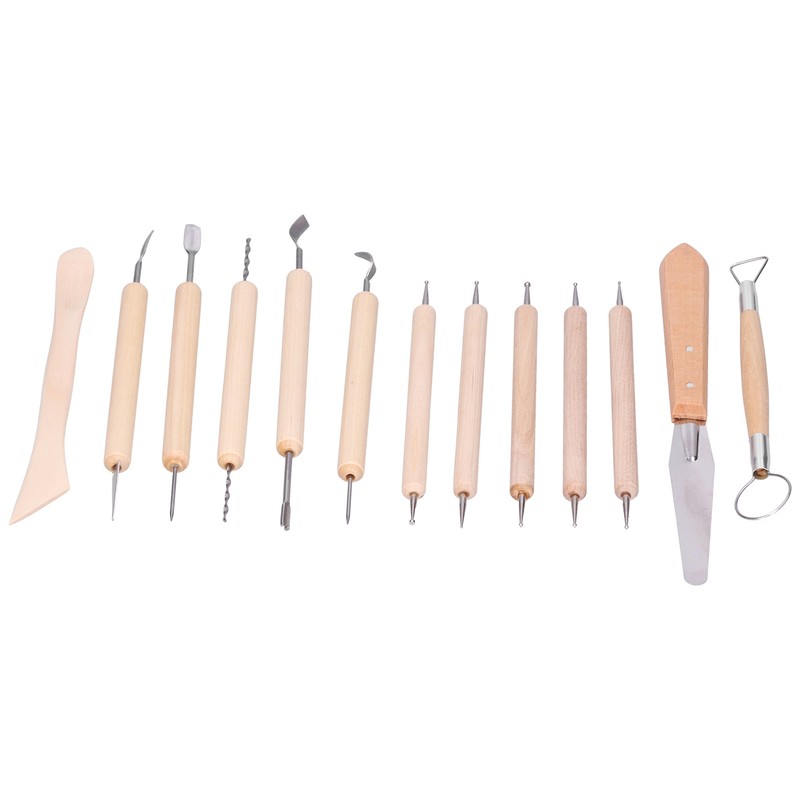 42Pcs Clay Tools Set Pottery Sculpting Carving Trimming Scraper Knife