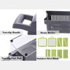 12 in 1 Multifunctional Vegetable Chopper Manual Chopper with Container