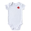 Baby Canada Unisex Short Sleeve Bodysuit - Canada Day Maple