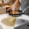 FAVE Gold Round Placemats Set of 6, Washable Place Mats