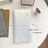 Wnbsiue Sticker Storage Album, Sealing File, Large Capacity, Clear File,