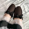 SHUCLASS Knee High Socks, Knee High Socks with Lace, Lolita