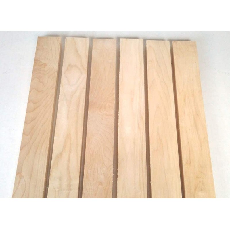 6 Maple Boards for Making Cutting Boards (3/4 x 2