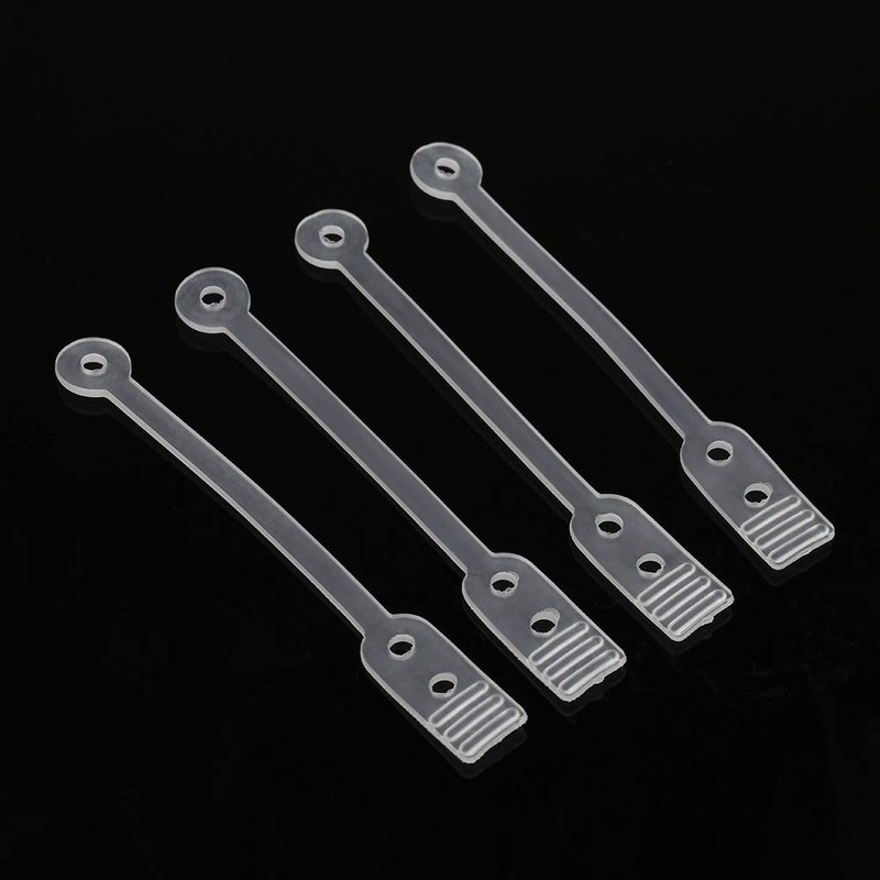 50pcs Perm Rod Bands Replacement Elastic Rubber Bands for Long