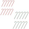 Pack of 20 Christmas Acrylic 12 cm Candy Cane Christmas
