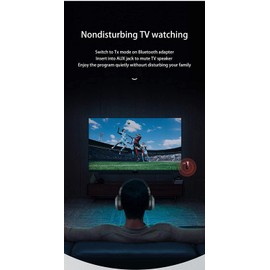 UrbanX Bluetooth 5.0 Adapter 3.5mm Jack Aux Receiver, 2-in-1 Wireless Transmitter & Receiver for Motorola One 5G, Streaming Audio of TV, PC, Speaker, Headphones, Car, Home Stereo