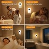 One Fire 【2 Pack】 Bathroom Clock,10 Levels Dimmable+3 Light Colors+Remote