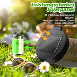 HELESIN Replacement Solar Panel for Garden Lights, Pack of 2, Solar Lights Replacement for Solar Flower Lights, Replacement Part for Outdoor Flower Solar Lights, Garden, Patio, Yard, Path, Party,