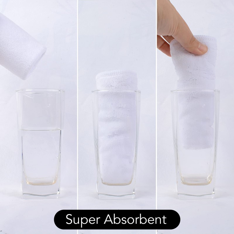Sinland Microfiber Facial Cloths Fast Drying Washcloth 12 inch x