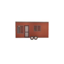 Tiny Home on Wheels Design Plans | 8'x20' | 160sqft | Detailed Floorplan, Elevations, Sections, and More