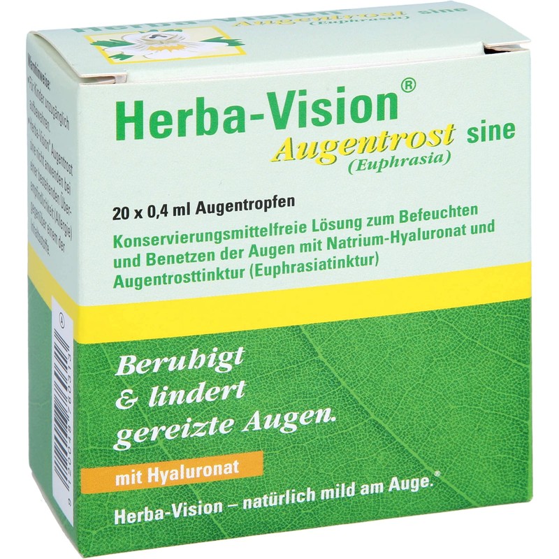 HERBA-VISION Augentrost sine Augentropfen 20X0.4 ml
