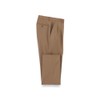 Paul Fredrick Men's Wool Gabardine Pleated Pants Light Brown 36