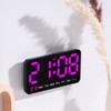 AIXXCUVQ Electronic Digital Wall Clock with Adjustable Brightness 9. Display