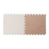 10pcs Plush Foam Floor Mat Washable Interlocking Carpet Tiles Cuttable