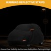Partuto Car Cover Waterproof All Weather Sun Rain Protection Full