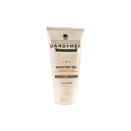 DandyMen Shave Gel – Precision Shave with Hydration – 5 oz (1-pack, Obsidian Cardamom)