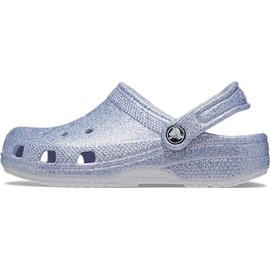 Crocs Kids Classic Glitter Clog Kids, Frosted Glitter, C5