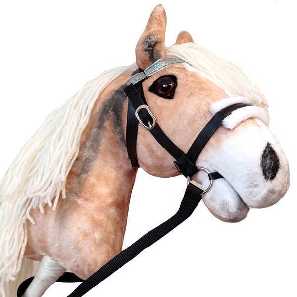 Hobby horse realistic A3 - Haflinger hobbyhorse - Toy horse