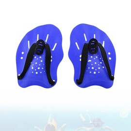 1 Pair Swimming Hand Paddles for Training, Adjustable Swim Paddles with Straps for Upper Body Resistance, Water Gloves for Adults, Unisex Swim Paddles for Hands, Ideal for Swimming Practice