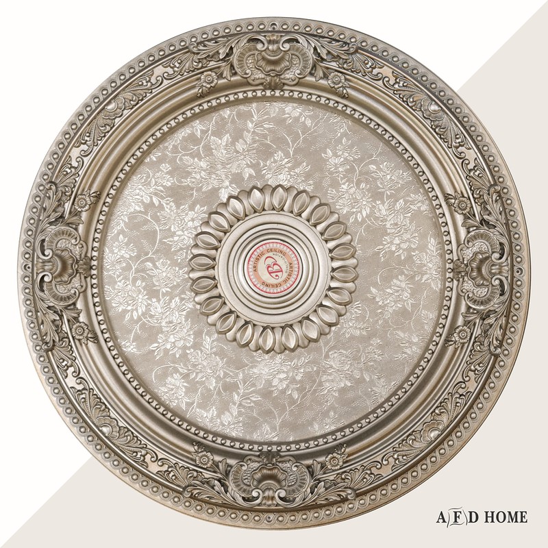 AFD Home Petite Round Chandelier Ceiling Medallion or Fan Medallion,