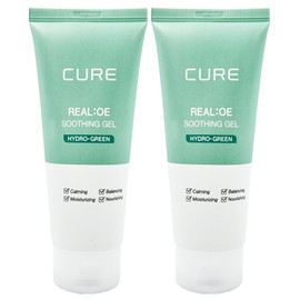 Kim Jeong-moon Aloe Cure Real Aloe Soothing Gel x2 Skin soothing moisturizing soothing gel / 김정문알로에 큐어 리알로에 수딩젤 x2개 피부진정 촉촉 수딩젤