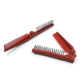 [Lungs_62] Hair Comb Double Comb Foldable Long Hair Travel Brush Comb (46431017) / [룽스_62]헤어빗 이중빗 접이식 긴머리 여행용 브러쉬빗 (46431017)