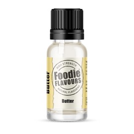 Foodie Flavours Butter Natural Flavouring, High Strength - 15ml