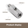 MLY 1 PC 1/8 NPT Tee Oil Pressure Sensor Adapter,