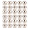 30PCS Metal Cord Locks End Spring Stop Toggle Stoppers Rustproof