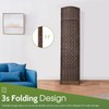 FDW Room Divider Folding Privacy Divider 6 Ft Indoor Wall